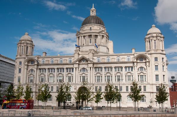 Port of Liverpool Building. One of the famous "Three Graces"of Liverpool.