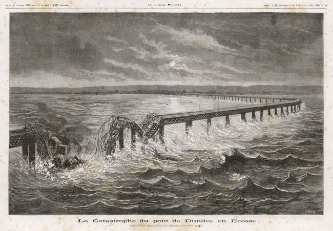 Tay Bridge disaster. Date: 28 December 1879